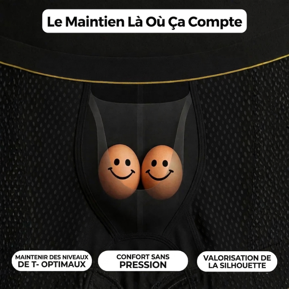 Pack de 2 Boxers Bambou Gris — Conçu pour les hommes aux cuisses épaisses